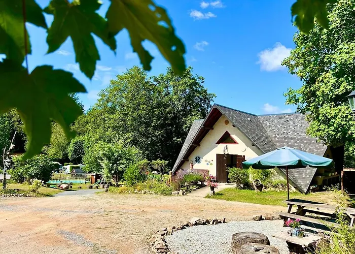 Tipische Trekkershut - Camping Le Soustran